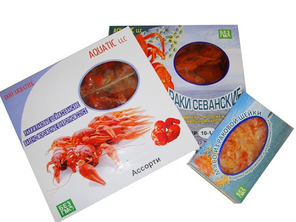 Раки в ассортименте в Костроме