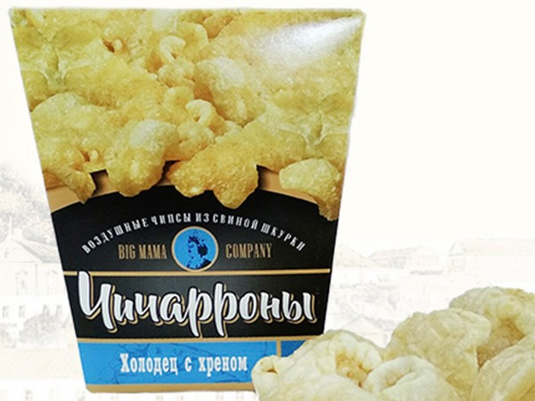 Чичарроны со вкусом холодца и хрена в Костроме