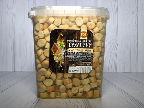 Сухарики с холодцом и хреном в Костроме