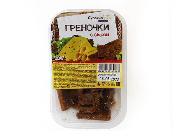 Сурские гренки со вкусом Сыра (100 гр) в Костроме