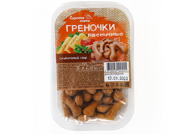 Сурские (ПШЕНИЧНЫЕ) Сливочный сыр (100 гр) в Костроме