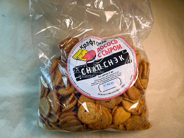 Снапсы ПШЕНИЧНЫЕ "Лосось с сыром" в Костроме