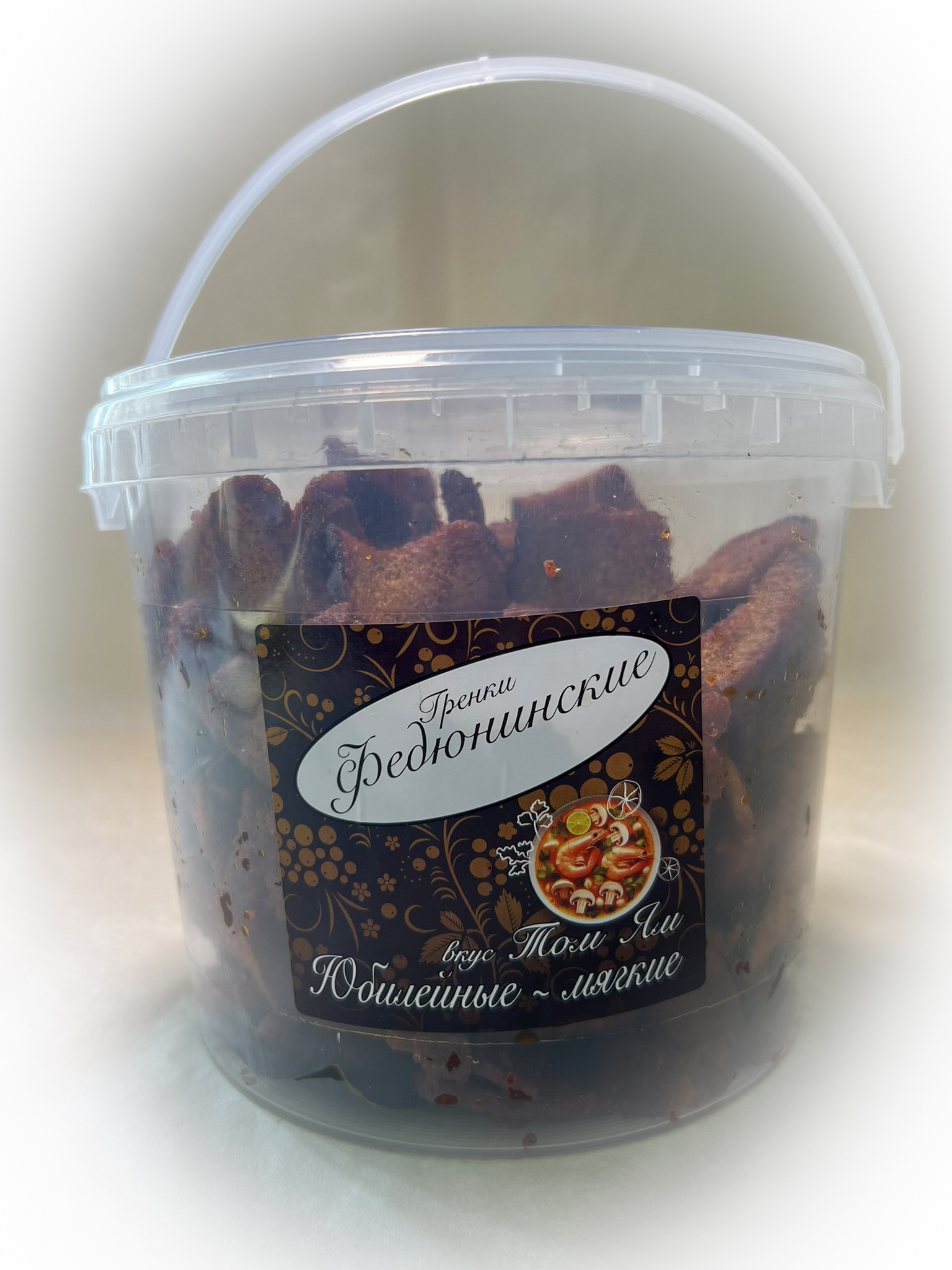 Гренки "ФЕДЮНИНСКИЕ" "Том ям" (ведро 900 гр.) в Костроме