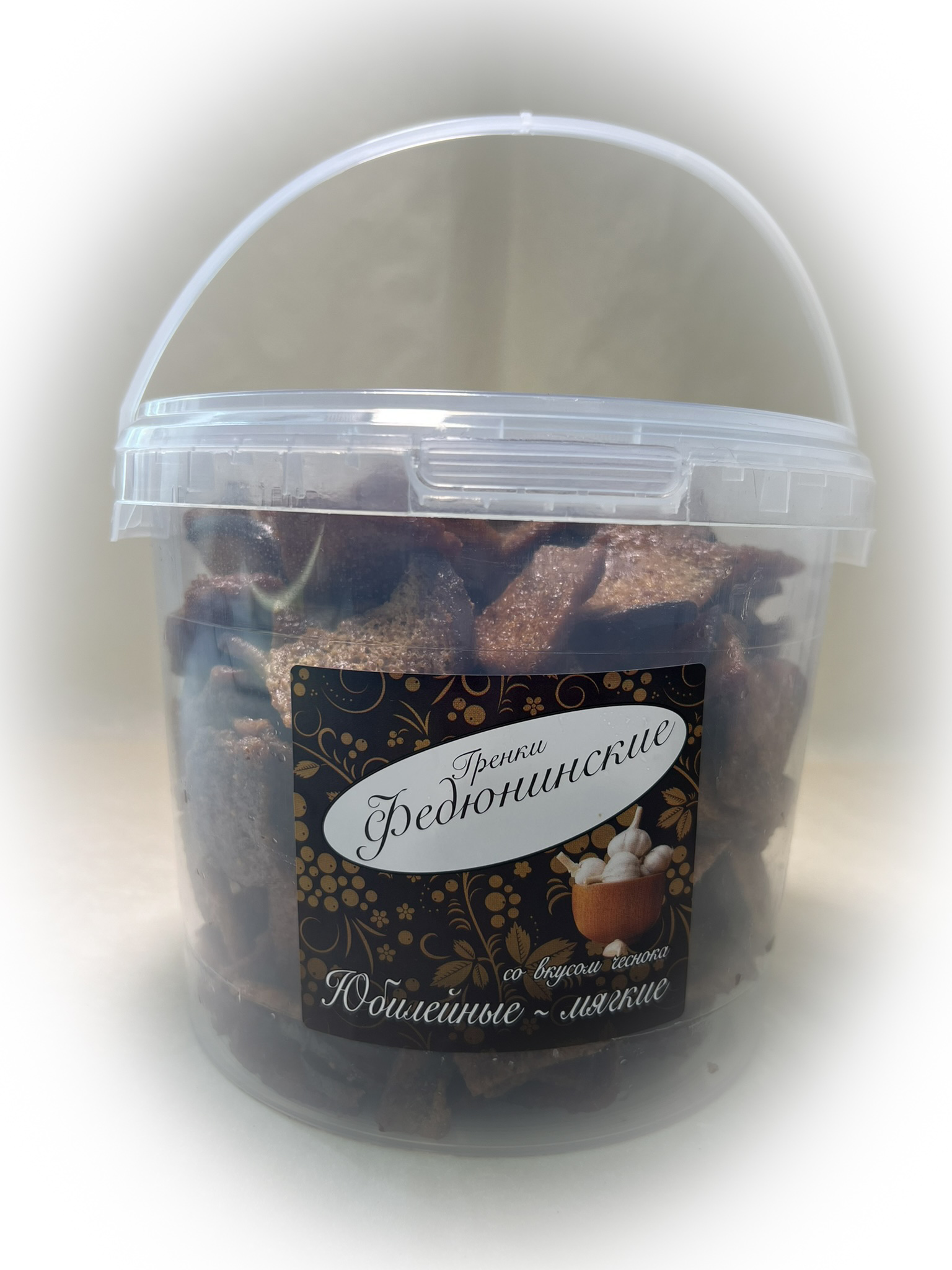Гренки "ФЕДЮНИНСКИЕ" "Чеснок" (ведро 900 гр.) в Костроме