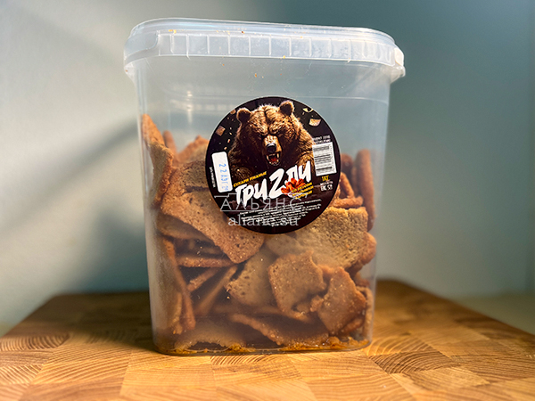 Ведро Ржаные гренки со вкусом Крылышки Барбекю (1 кг) в Костроме