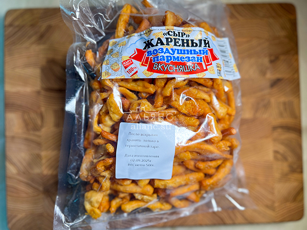 Жареный сыр "ВКУСНЯШКА" со вкусом пармезан (500 гр) в Костроме