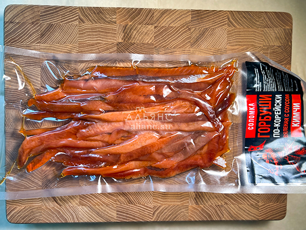 Горбуша соломка по-корейски в Костроме