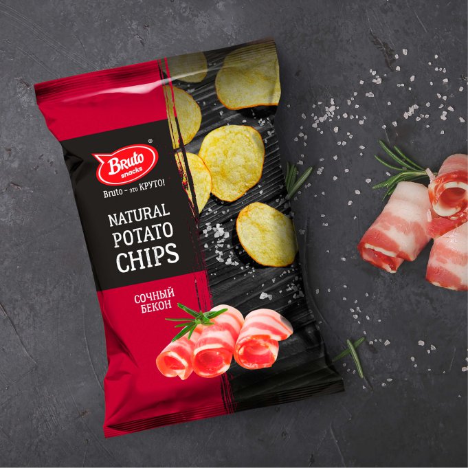 Картофель «Бруто» со вкусом бекона 130 гр. в Костроме