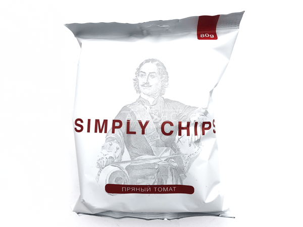 Картофельные чипсы "Simple chips" Пряный томат 80 гр. в Костроме